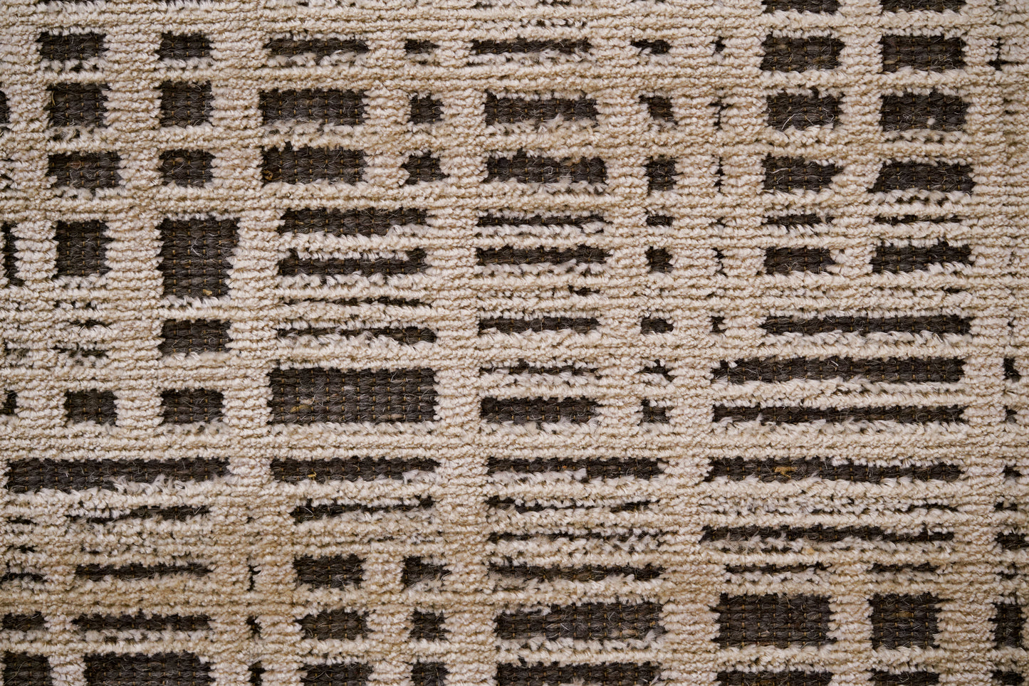 שטיח צמר ויסקוזה אפור ולבן פנינה דגם Sharon