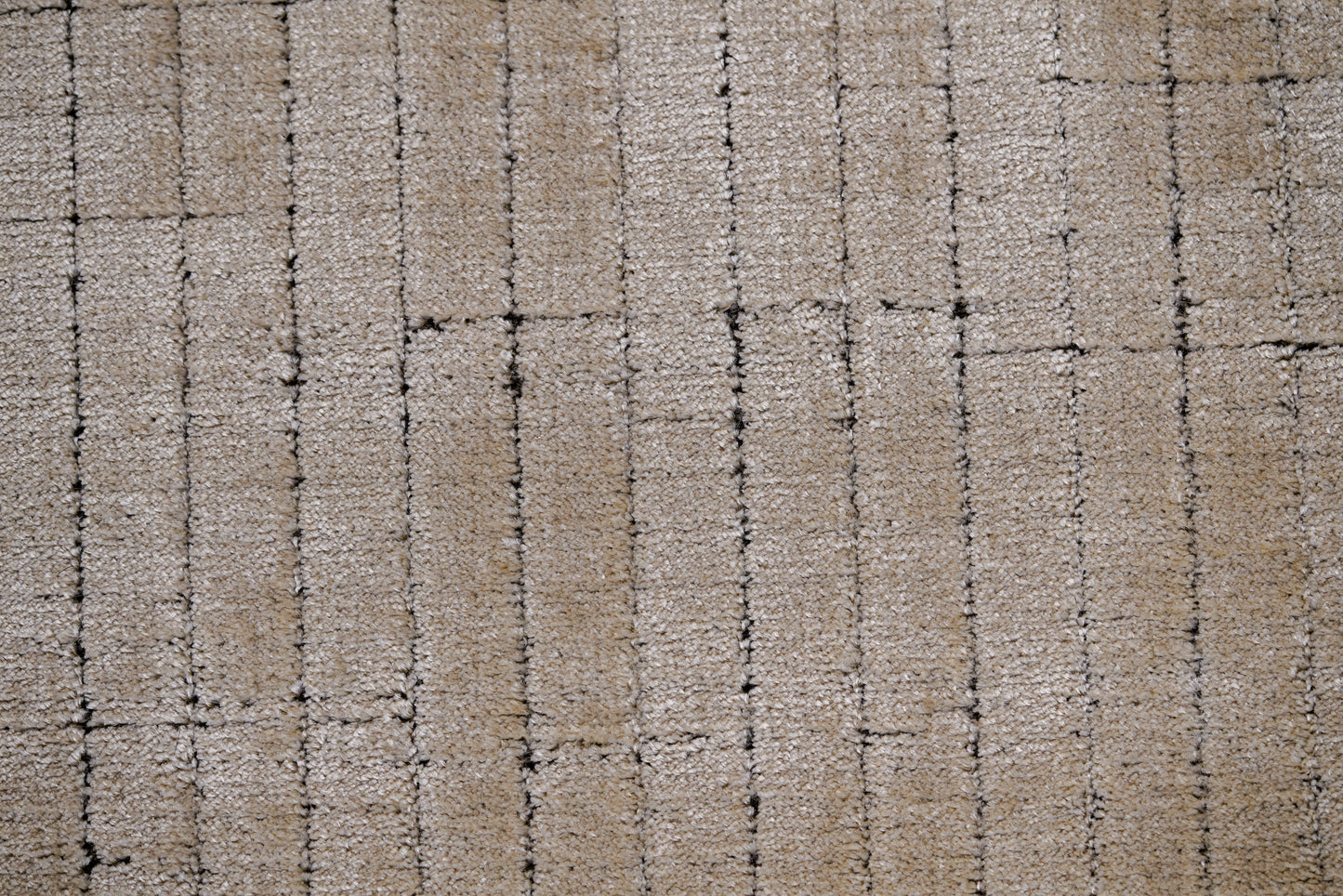 שטיח צמר ויסקוזה אפור ולבן פנינה דגם Talia