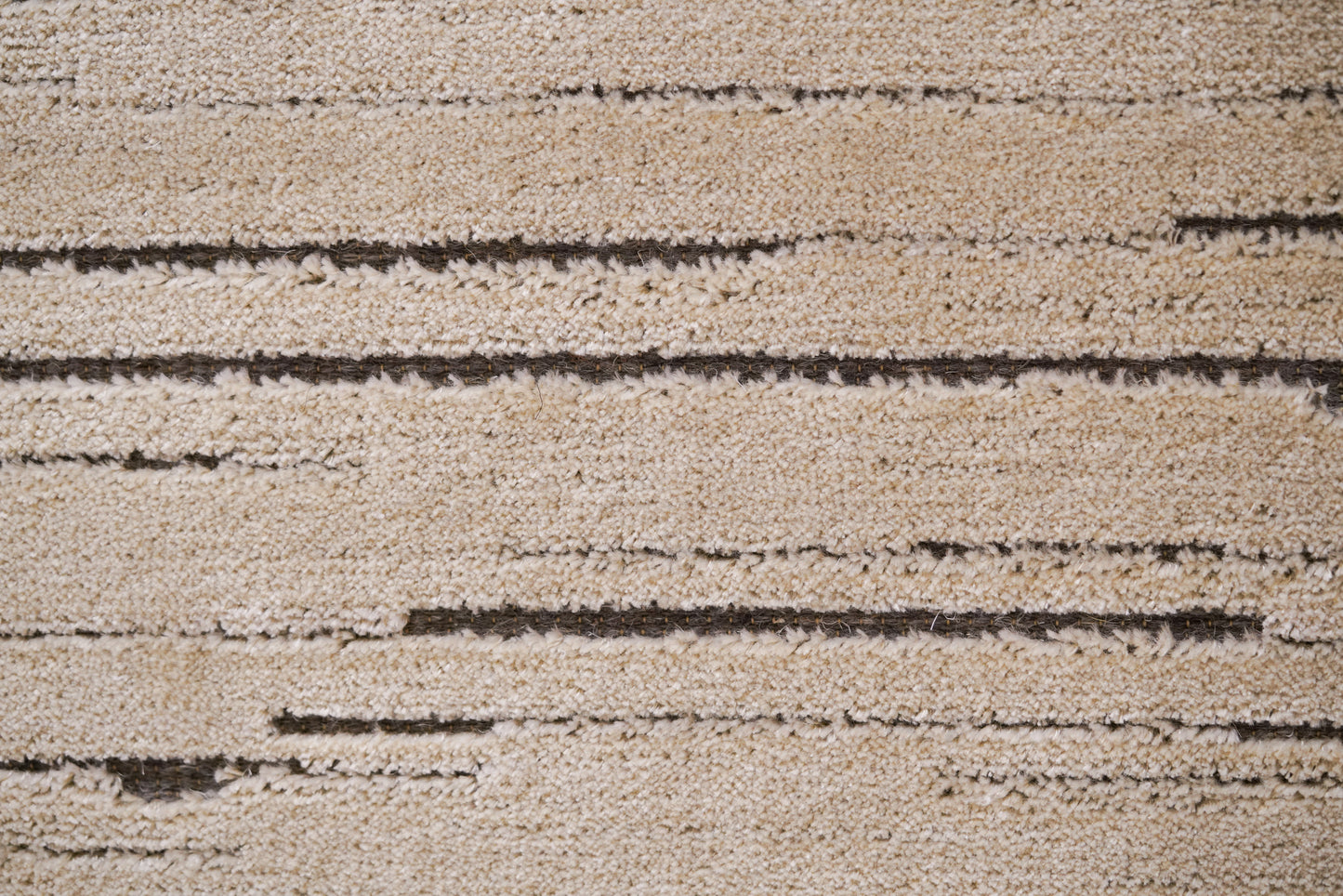 שטיח צמר ויסקוזה אפור ולבן פנינה דגם Ashley