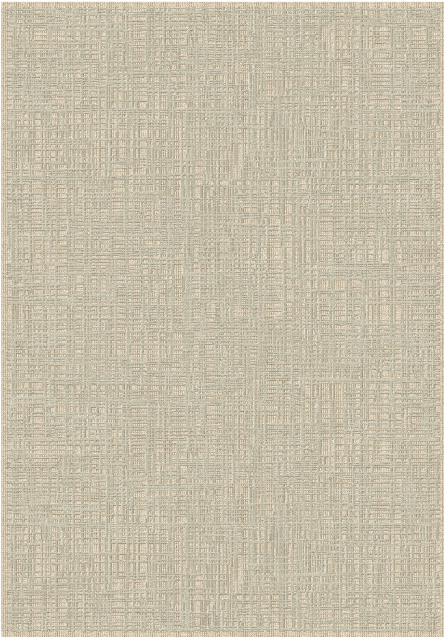 שטיח צמר ויסקוזה שמנת ולבן פנינה דגם Sharon