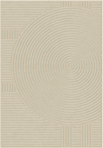 שטיח צמר ויסקוזה שמנת ולבן פנינה דגם Roni