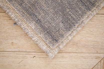 שטיח צמר ויסקוזה שמנת וכחול אינדיגו דגם Samantha