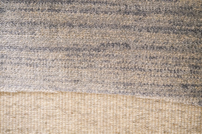 שטיח צמר ויסקוזה שמנת וכחול אינדיגו דגם Samantha