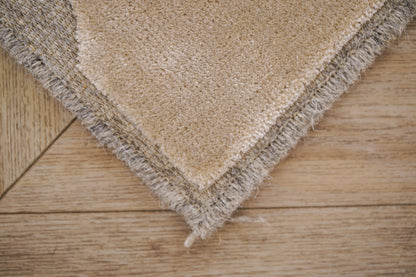 שטיח צמר ויסקוזה שמנת ולבן פנינה דגם Sophie