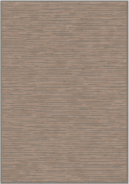 שטיח צמר ויסקוזה אפור וחום גרייג׳ דגם Ashley