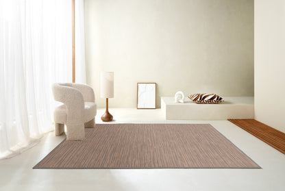 שטיח צמר ויסקוזה אפור וחום גרייג׳ דגם Ashley