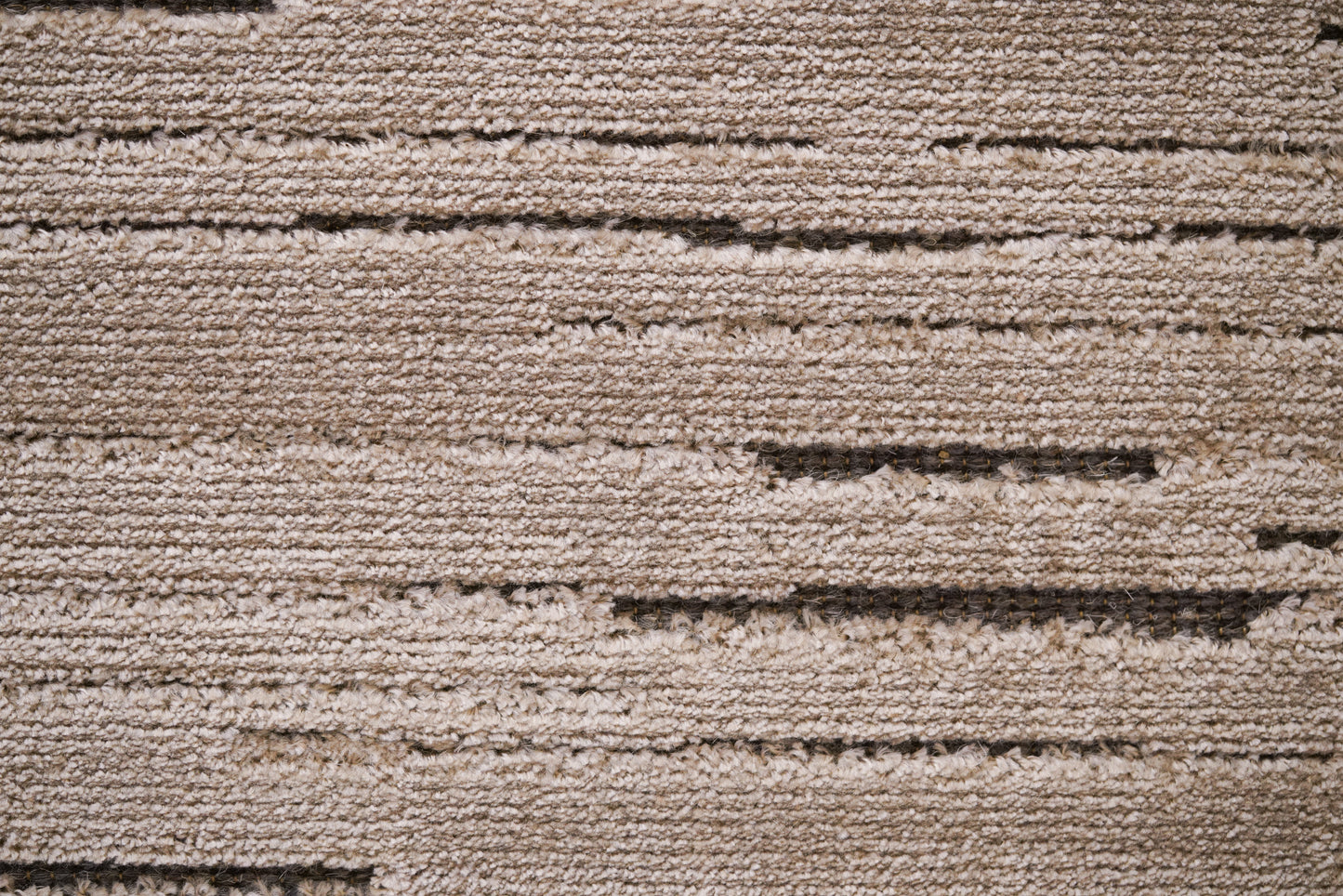 שטיח צמר ויסקוזה אפור וחום גרייג׳ דגם Ashley