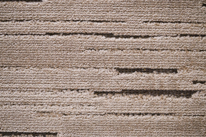 שטיח צמר ויסקוזה אפור וחום גרייג׳ דגם Ashley